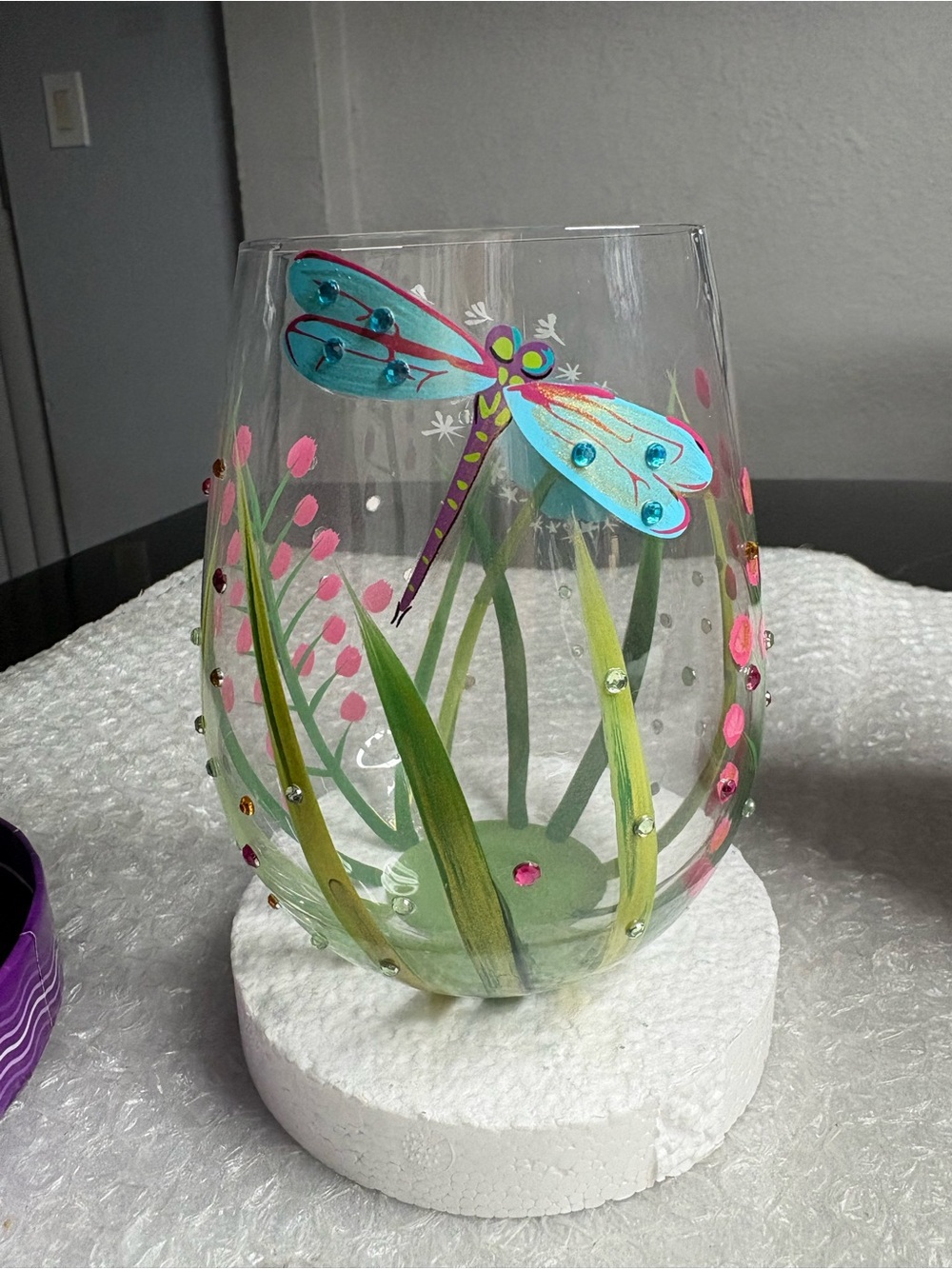Lolita “Dragonfly” stemless wine glass